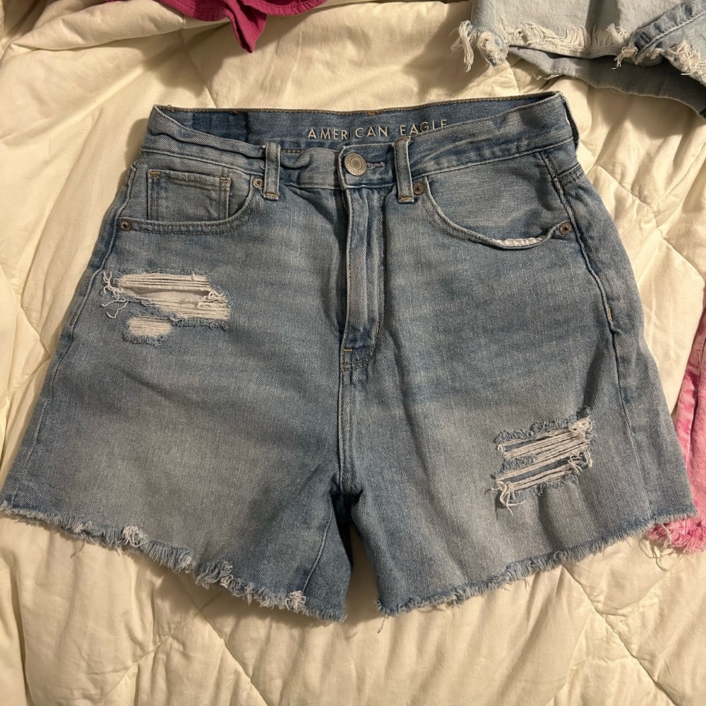 Denim shorts
